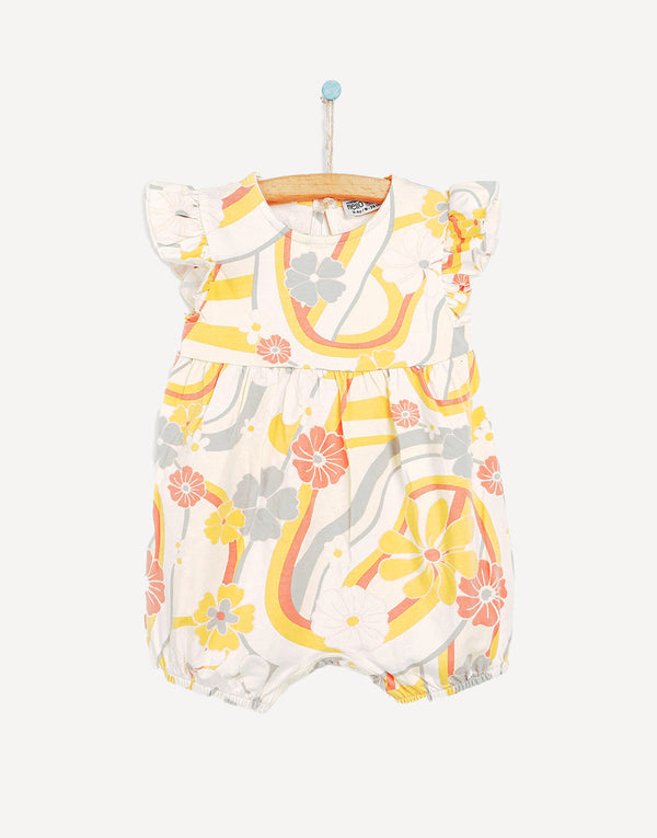 Ava baby and toddler summer romper, front