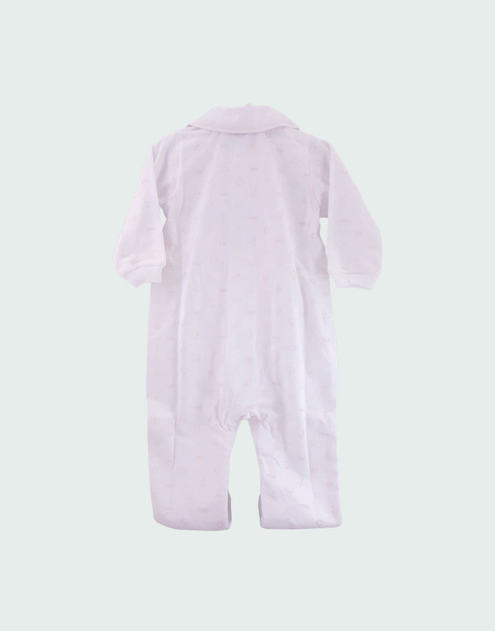 Babidu pink babygrow, back