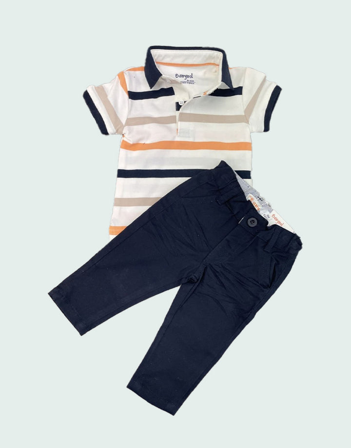 Boys T-shirt and bermuda shorts smart casual set