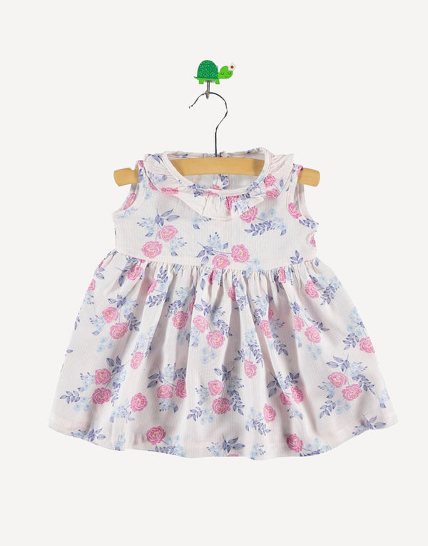 Floral summer dress, front