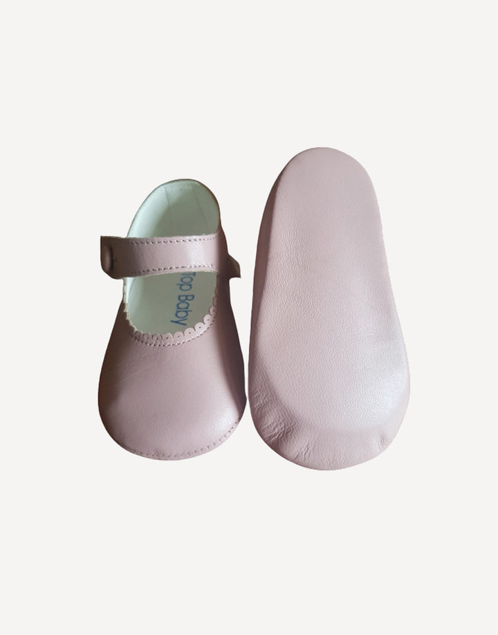 Mary Jane baby leather pram shoes