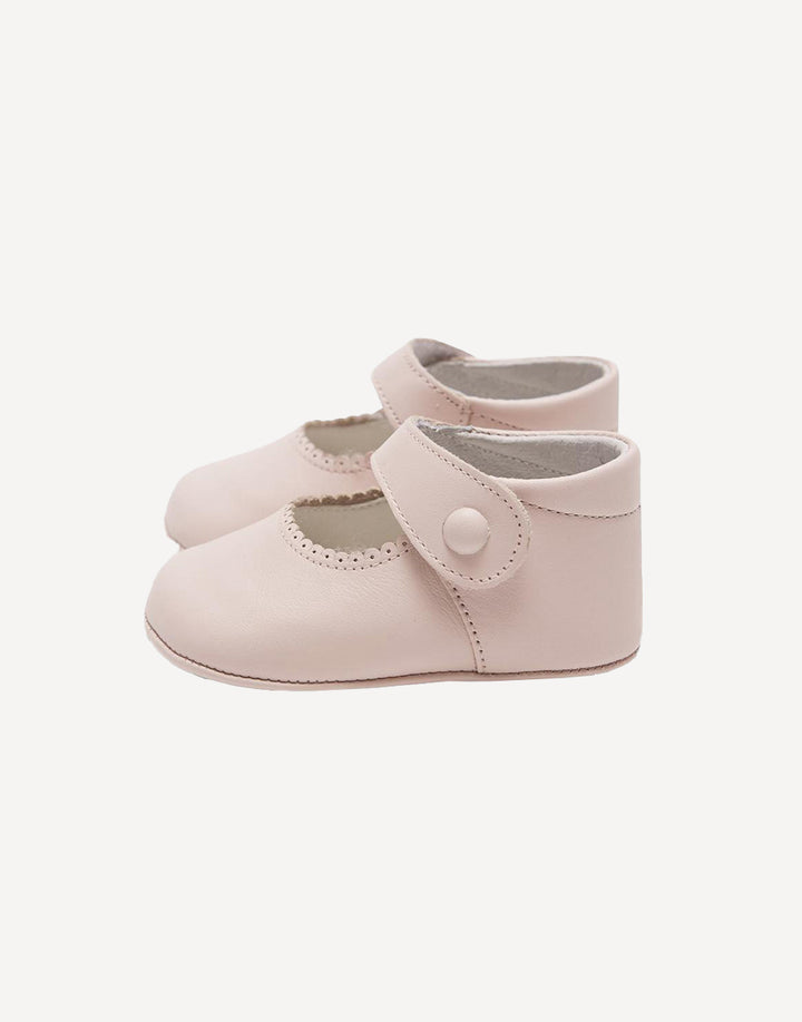 Mary Jane baby leather pram shoes