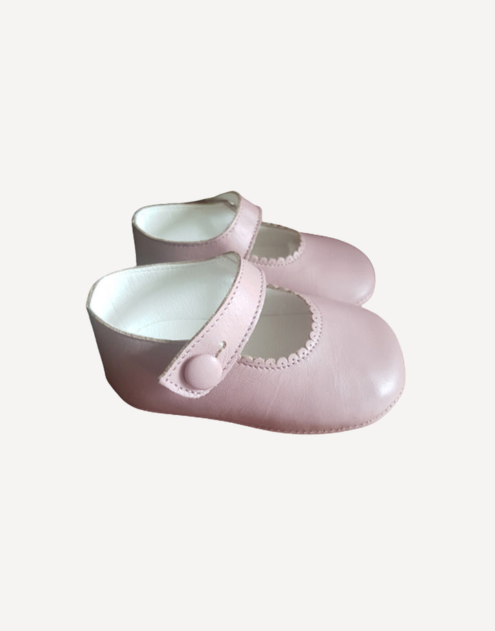 Mary Jane baby leather pram shoes