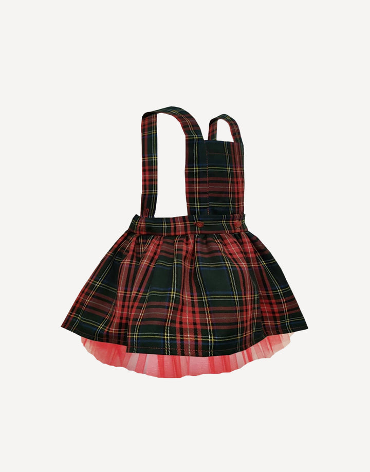 Tartan dress set, back